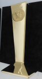 Rosenthal Versace Vanity Kerzenleuchter Kerzenhalter Medusa gold 24,5cm
