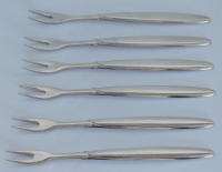 6 Cocktailspieße Piekser Bowlenpicker Bowlegabeln WMF Flair Cromargan 13cm