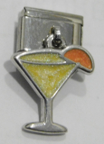 Original Nomination Modul 9mm mit Dangle Cocktail Silber 925 Email