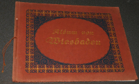 Altes Album von Wiesbaden 1 Panorama + 28 historische Ansichten  #1375