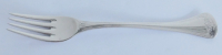 1 Menugabel Auerhahn Rose der Fayence Edelstahl 18/8 19,4cm