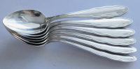 6 Mokkalöffel Espressolöffel WMF Modell 1500 Chippendale 90 versilbert 10,7cm