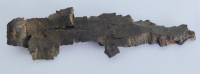 Alter Granatsplitter Reservistika wohl I. WK 15x4,3cm Briefbeschwerer Deko