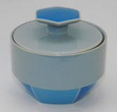 Rosenthal Favo Blue on Blue Zuckerdose Deckeldose Design Fischer-Treyden