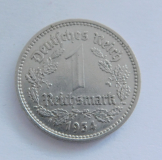 1 Reichsmark 1934 A 4,7g Ø2,2cm
