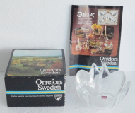 Glasschale Dala Orrefors Design Lars Hellsten Ø13 H7,5cm