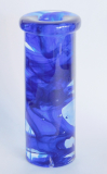 Kerzenleuchter Kosta Boda Atoll Design Anna Ehrner blau 15cm