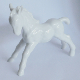Naturgetreu ausgeformte Porzellanfigur Fohlen Pferd Wallendorf L11,5 H10,5cm