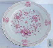 1 Speiseteller Meissen Indisch purpur reich I. Wahl Ø25,2cm