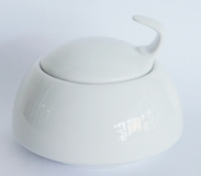 Zuckerdose Rosenthal Tac weiß Design Gropius Ø9,5 H5,7cm
