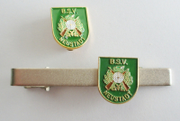 Krawattenklammer + Brosche Abzeichen BSV Neustadt Bürger Schützen Verein