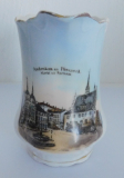 Altes Andenken Milchkännchen Pössneck Markt mit Rathaus 10,5cm