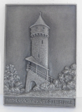Buderus Eisenguß Relief Kunstguss Wetzlar Brühlsbacher Warte 11,7x8,3cm