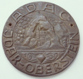Seltene ADAC Bronze Medaille 1952 Idar-Oberstein 8cm