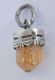 Anhänger f Bettelarmband Uhrenkette Charivari Silber Bergkristall öä Jagd Tracht