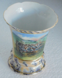 Alte Andenken Vase Gruß aus Wehrheim im Taunus 9cm