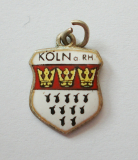 Köln Wappen Anhänger für Bettelarmband Silber 800 Andenken
