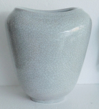 Keramik Vase Karlsruher Majolika Fridegart Glatzle 5899 Craqueleeglasur 27cm