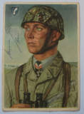 Alte PK Major Koch Fallschirmjäger Feldpost 1941 Brüssel Unterschrift Kamerad ?