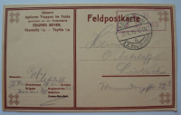 PK Tintenfabrik Beyer Chemnitz Teplitz 17. Res. Division Feldpost 1915 I. WK