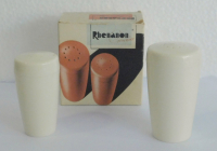 Vintage Salzstreuer + Pfefferstreuer Rhenanon Geschirr aus Makrolon