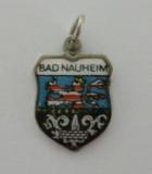 Bad Nauheim Wappen Anhänger für Bettelarmband Silber 800 Andenken