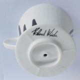 Melitta Kaffeefilter 102 1 Loch schwarze Schrift Design Roland Wück
