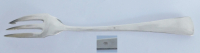 Seltene alte Fischgabel oä. Ideal Erbe Schmalkalden versilbert 18,4cm