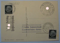 PK Hitler Stempel Zusammenk. Chamberlain Parteitag 1938