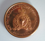 Alte Medaille Royal Canadian Mounted Police Canada 1973 100 Jahre Reiter Ø3,8cm