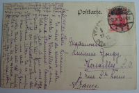 Alte PK AK Wiesbaden Forsthaus im Dambachtal 1912 nach Versailles