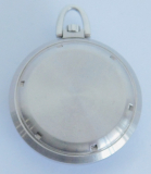 Preview: Vintage Bulova Accutron Frackuhr Taschenuhr Quartz silberfarben Ø3,5cm