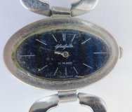 Preview: Alte Damenarmbanduhr DAU Glashütte GDR Handaufzug - Ersatzteilspender