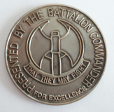 Medaille 224th Engineer Battalion Iowa Army National Guard Commander Ø4cm