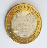 Alte Wertmarke 5 Esel Thaler Zum lahmen Esel Frankfurt Niederursel Ø3cm