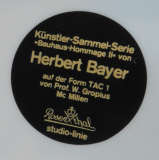 Tee Gedeck Rosenthal TAC Gropius Mc Millen Bauhaus Hommage II Bayer weiß-blau