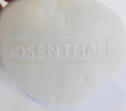 Seltene Skulptur Stein Rosenthal Bisquitporzellan Deko Briefbeschwerer 8x7x4cm