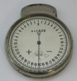 Altes Sphärimeter Brillenglasmesser Sphärometer Messgerät für Optiker J. W.