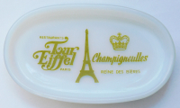 Schälchen Werbung Restaurants Tour Eiffel Paris Champigneulles Bier Opalglas
