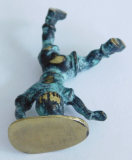 Kleine Messing Figur Radschläger Düsseldorf Gluttöter Setzkasten 5,5cm