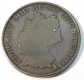Medaille Deutsche Einheit 1990 Main-Taunus-Kreis Deutschlandkarte Berlin 3,5cm