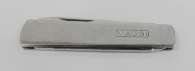 Kleines altes Werbe Taschenmesser Maggi - Christians Solingen