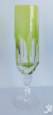 Champagnerflöte Sekt Glas Römer Nachtmann Antika grün hellgrün 21,5cm