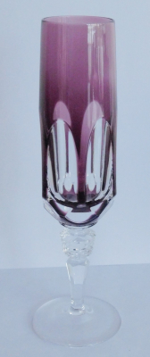 Champagnerflöte Sekt Glas Römer Nachtmann Antika lila violett 21,4cm