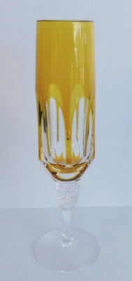 Champagnerflöte Sekt Glas Römer Nachtmann Antika bernsteinfarben 21,5cm