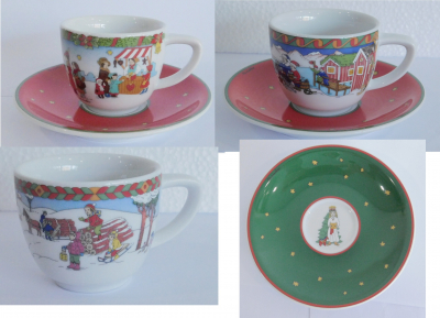 Weihnachtstasse Espresso Hutschenreuther Winther 2009 2010 2011 2012 Auswahl