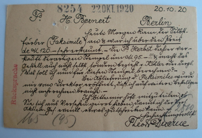 Alte Postkarte Werbung Stempel Emailschilder Theodor Ducrue München 1920