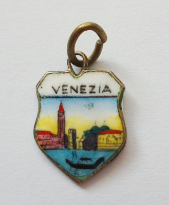 Venezia Venedig Anhänger für Bettelarmband Silber 800 Andenken