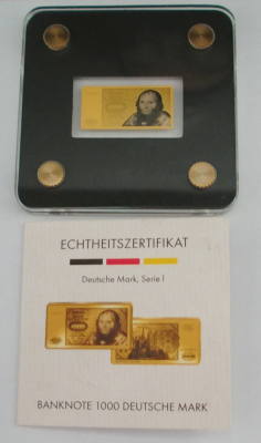 1/500 Unze Gold 999 - 1000 Deutsche Mark