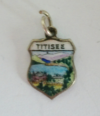 Titisee Anhänger für Bettelarmband Silber 830 Andenken